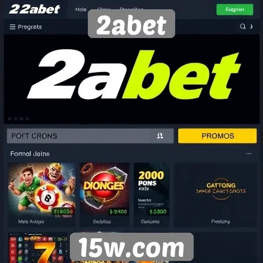 Promos e bônus disponíveis no 2abet